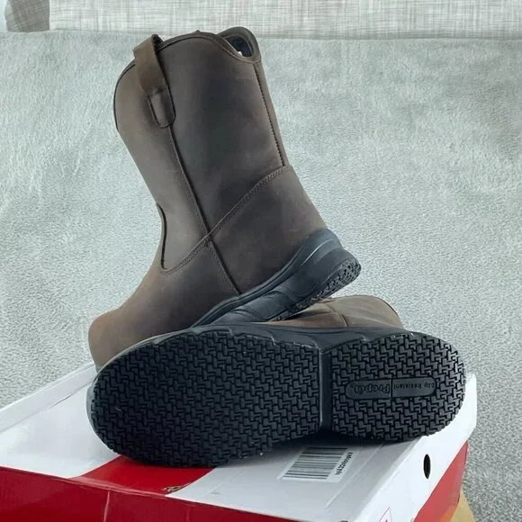 Propét Mens Smith 9 Inch Electrical Composite Toe Work Boots Size 9.5 E NWB S080 - Picture 4 of 11